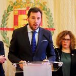 El alcalde de Valladolid, Óscar Puente, presenta el proyecto de presupuestos para 2019, junto a su equipo de Gobierno