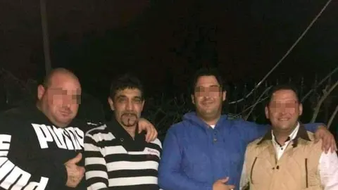 Luciano Montoya, el segundo por la izquierda.