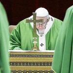 El Papa Francisco, ayer, durante su discurso final tras la cumbre antipederastia / Efe