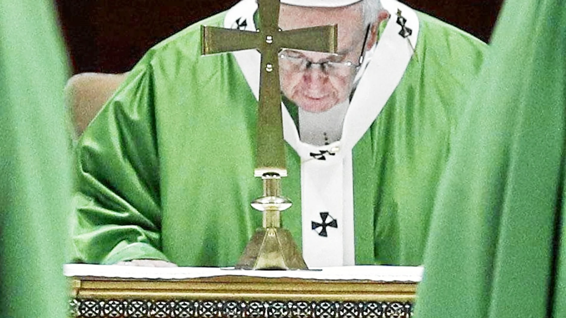 El Papa Francisco, ayer, durante su discurso final tras la cumbre antipederastia / Efe