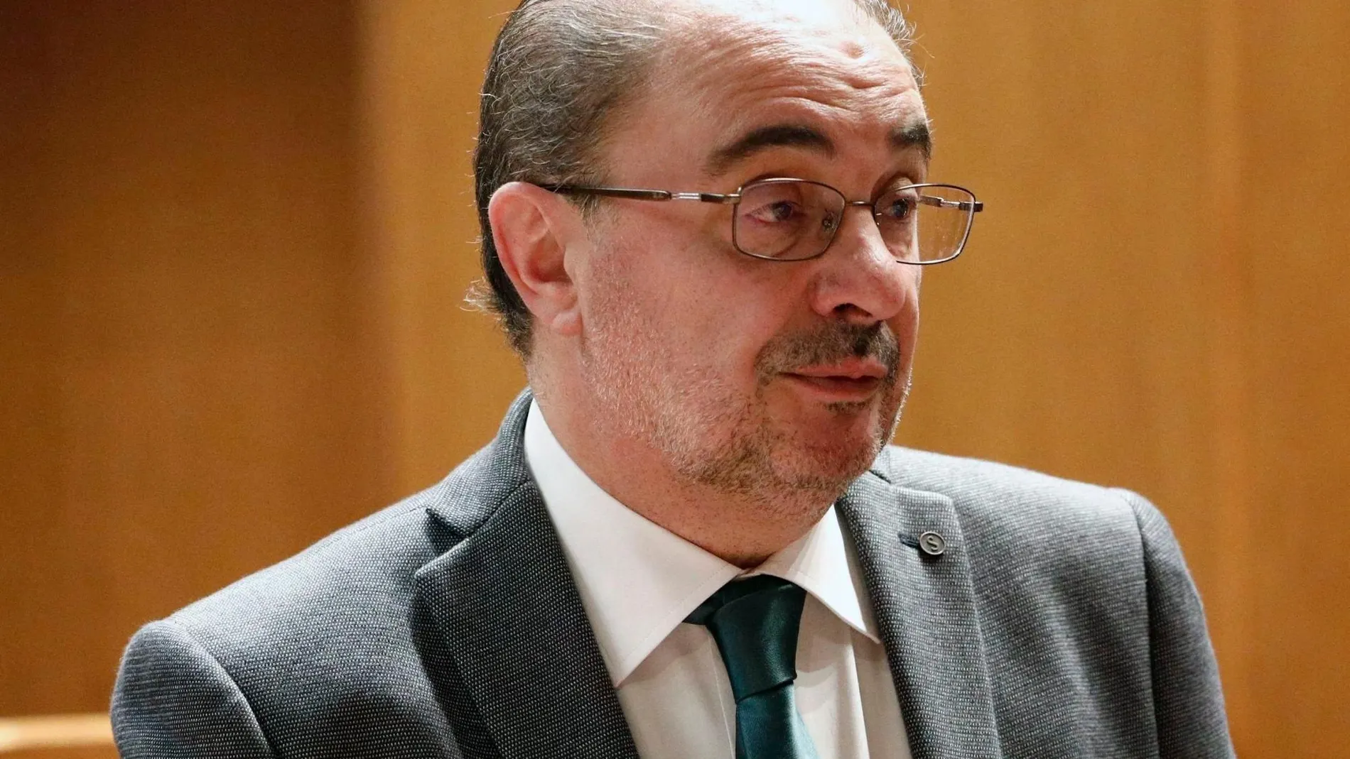 El presidente del Gobierno de Aragón, Javier Lambán. EFE/Javier Cebollada