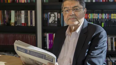 Sergio Ramírez, en una entrevista concedida a LA RAZÓN