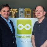 Los dos creadores de Loozend, el disco duro que guarda toda la información