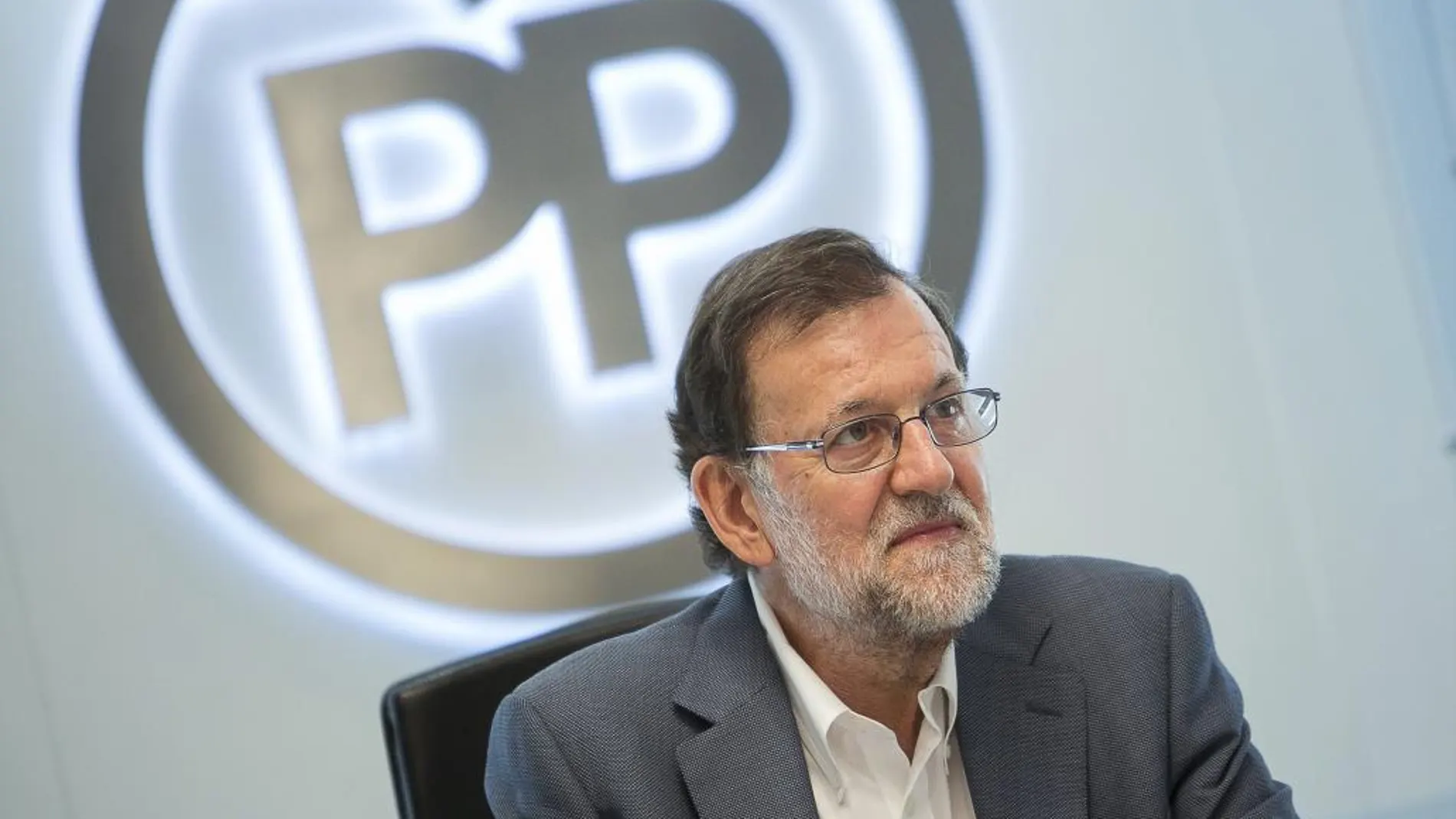 El presidente del Gobierno en funciones y del PP, Mariano Rajoy, durante la reunión del Comité de Dirección del partido, hoy en Madrid.