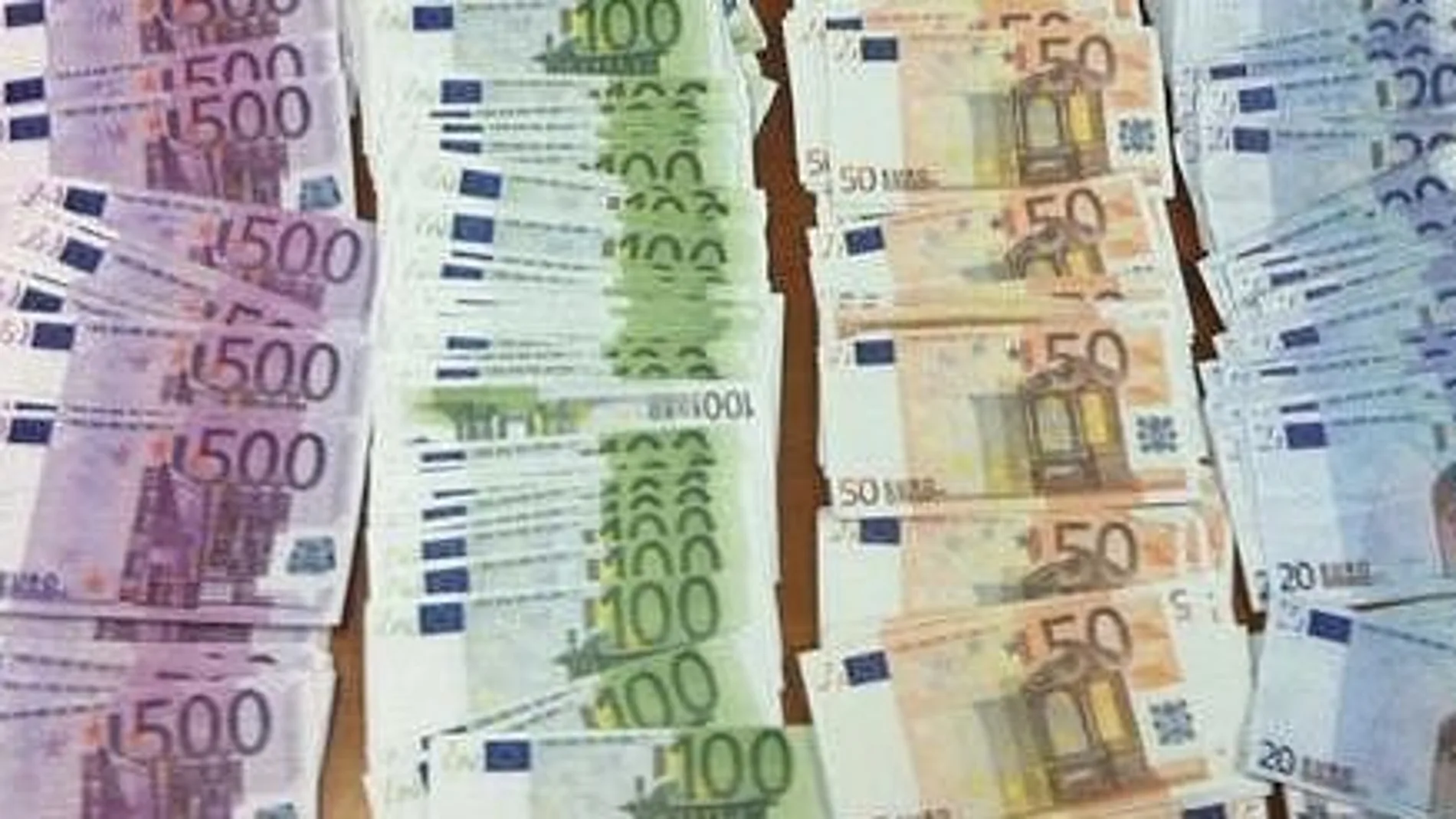El número de billetes de euro falsos sube un 9,7% y alcanza su máximo en  dos años