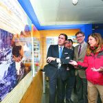 Suárez Quiñones y José Luis Vázquez visitan el Centro del Valle de Valsaín