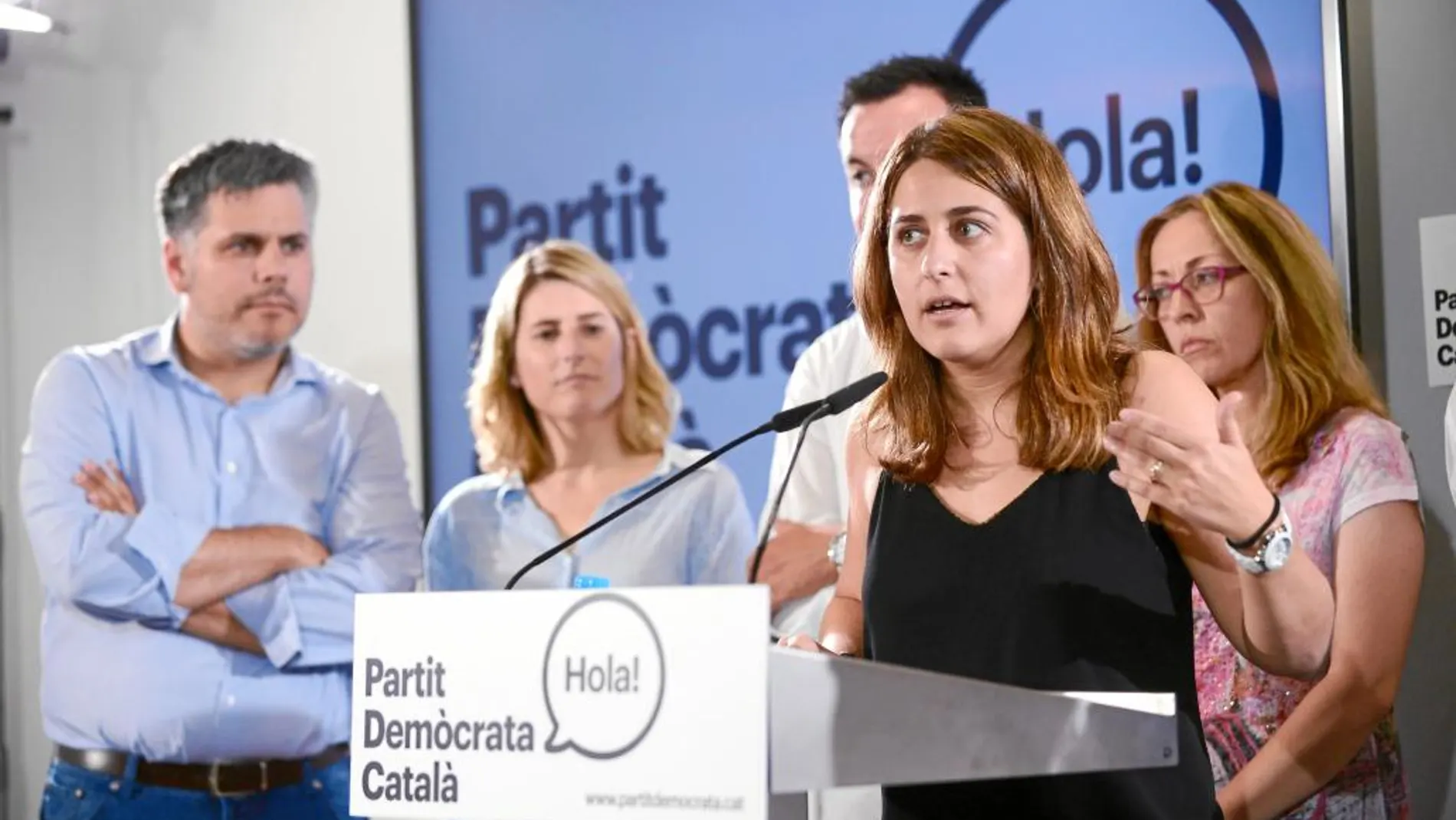 La coordinadora general del PDC, Marta Pascal, niega toda sintonía entre su partido y el PP