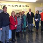 El alcalde de Salamanca, Carlos García Carbayo, visita un Centro Integral de Empleo