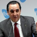 El presidente de la sociedad de garantía recíproca Iberaval, José Rolando Álvarez Valbuena