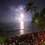  Hawái, el último lugar del mundo en celebrar la llegada del 2018