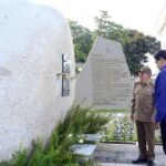 Nicolás Maduro y Raúl Castro, en la tumba de Fidel Castro