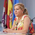 La vicepresidenta Rosa Valdeón explica los acuerdos del Consejo de Gobierno