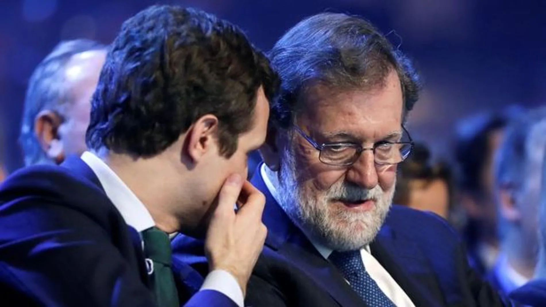 Pablo Casado y Mariano Rajoy, en una imagen de archivo