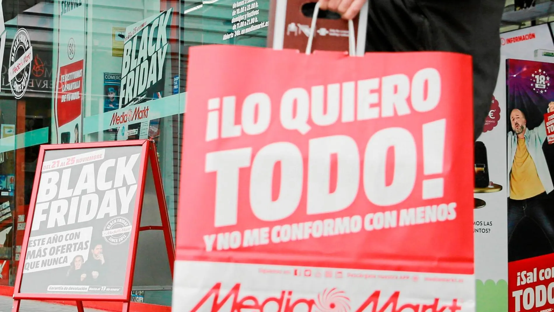 El mayor impacto del «Black Friday» se dio en 2015, cuando las ventas avanzaron un 4,6% / Foto: Cristina Bejarano