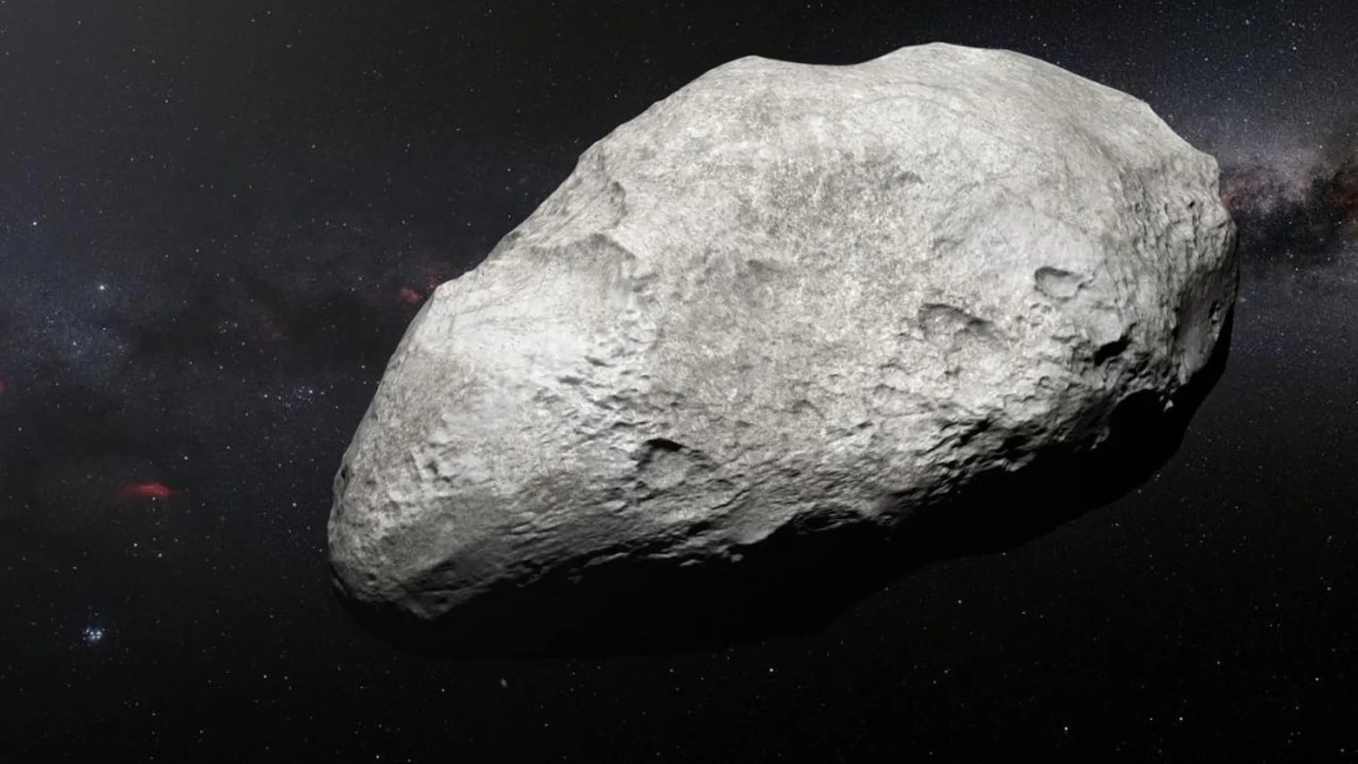 lustración del asteroide exiliado 2004 EW95/ESO