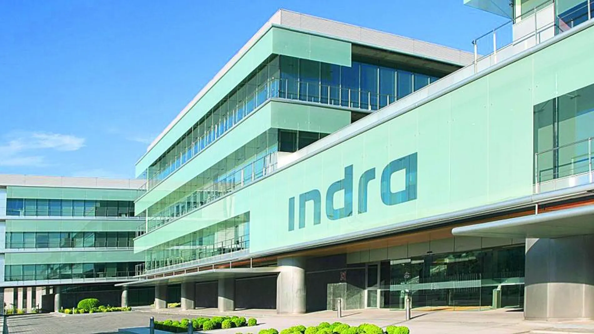 Imagen de la sede de Indra en Madrid