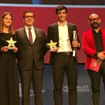 Entrega de premios durante la gala