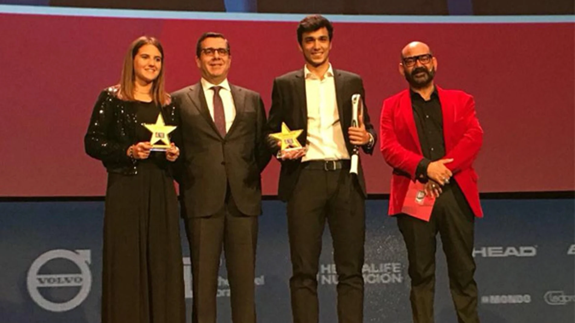 Entrega de premios durante la gala