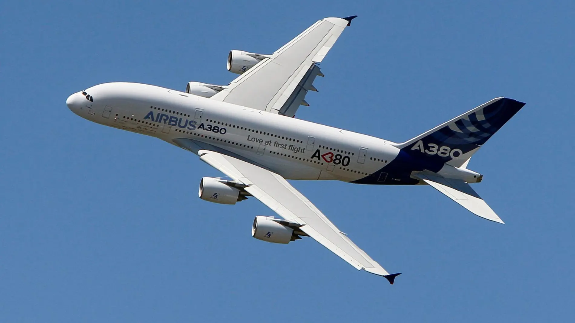 Imagen de un Airbus380