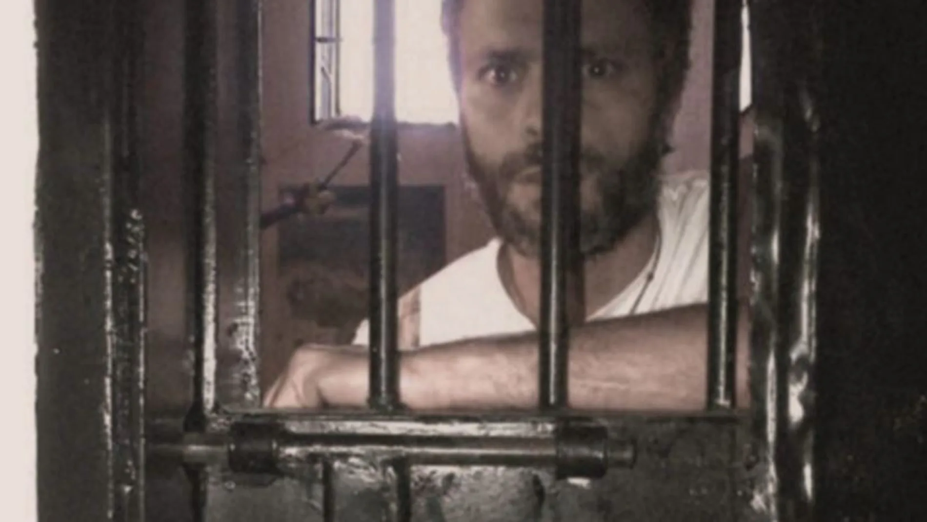 Leopoldo López en una de las varias celdas de la cárcel militar de Ramo Verde en las que lleva preso más de dos años