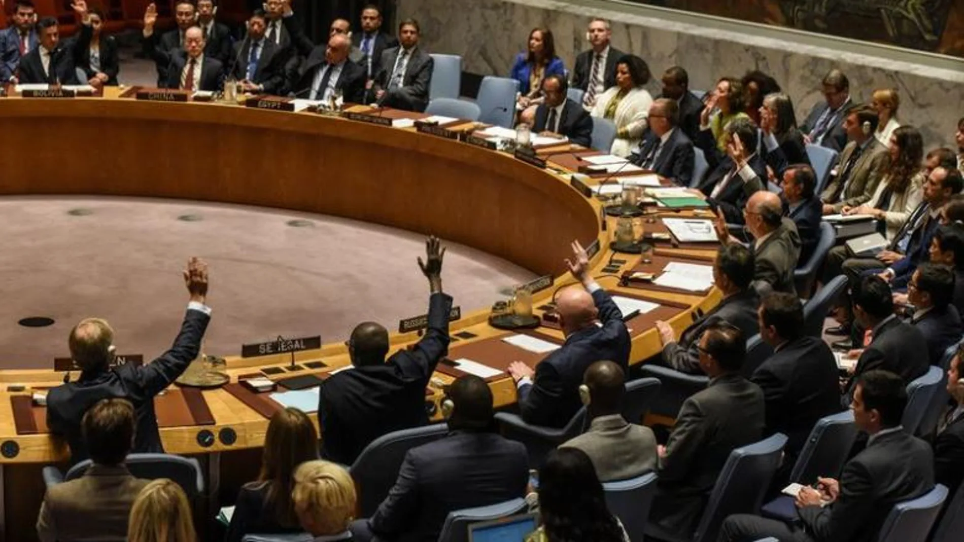 Imagen de archivo de una reunión del Consejo de Seguridad de Naciones Unidas sobre Corea del Norte en Nueva York