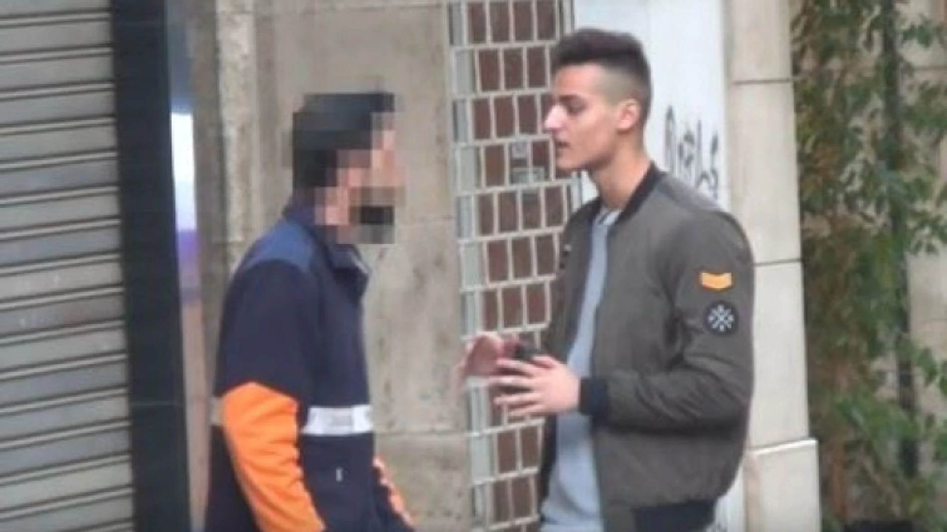Imagen del vídeo grabado por el youtuber