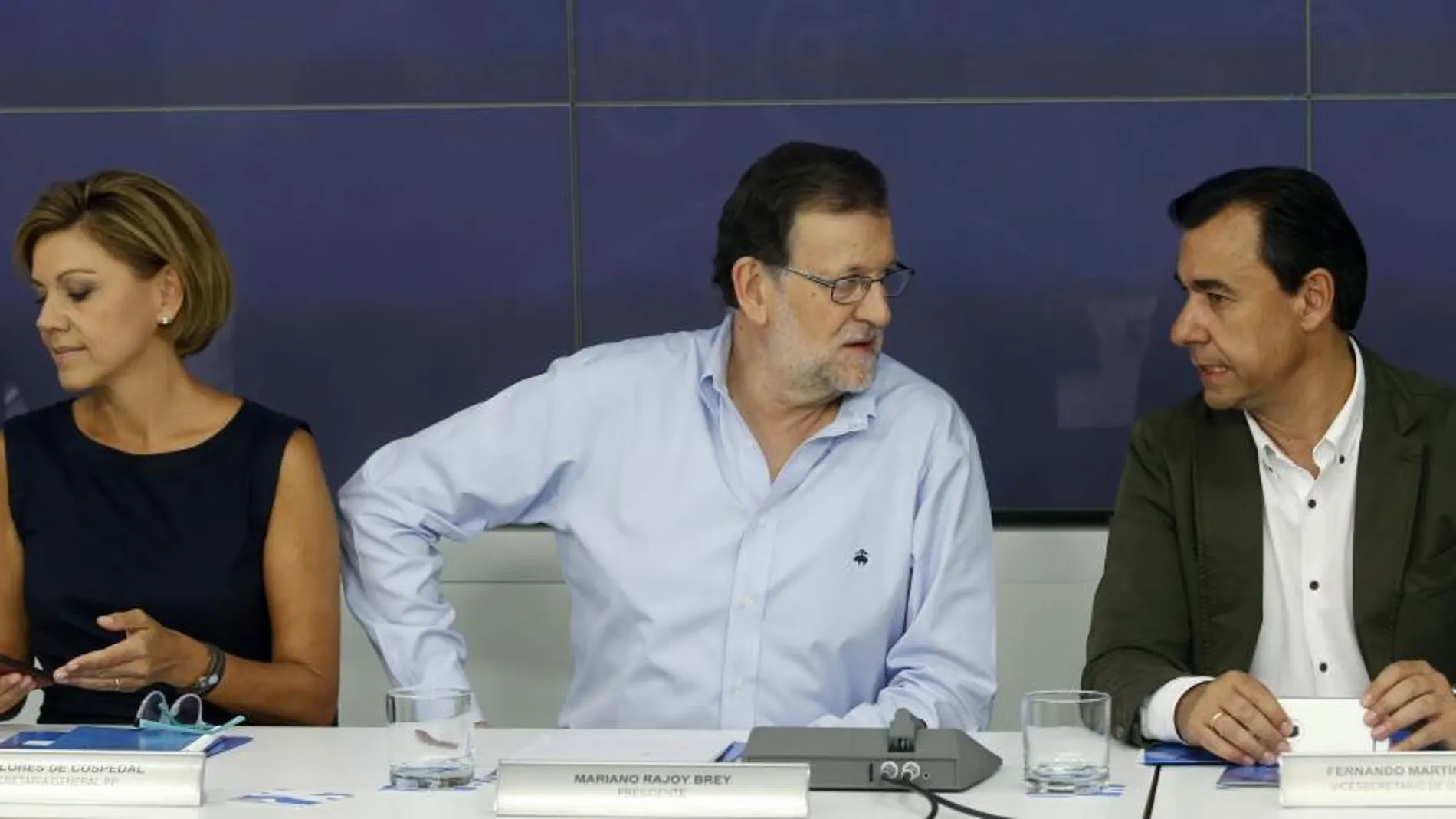 Mariano Rajoy preside la reunión del Comité Ejecutivo Nacional.