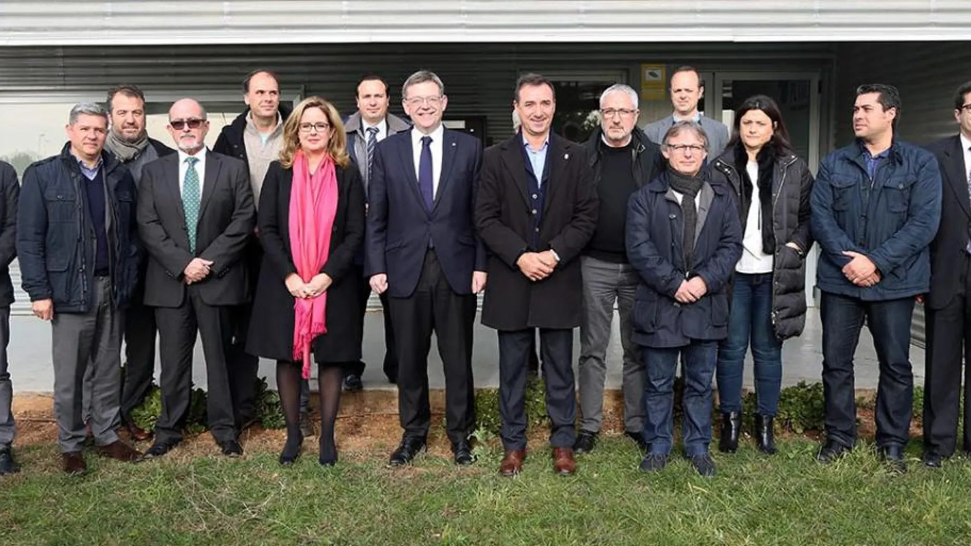 Puig se reunió ayer con empresarios en el Parque Logístico de Valencia (PLV), ubicado en el Polígono Industrial El Oliveral en Riba-roja