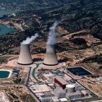 Vista aérea de la central nuclear de Cofrentes