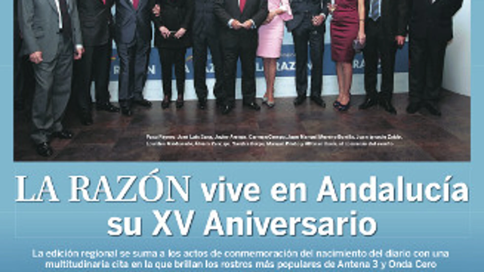XV Aniversario La Razón Andalucía