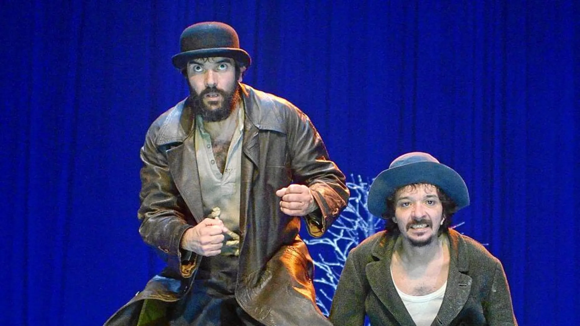 Pablo Vázquez y Juan Antonio Lumbreras, en «Esperando a Godot»