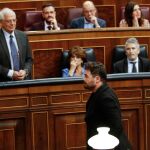 El diputado Gabriel Rufián es expulsado del pleno tras su rifi-rafe con Borrell