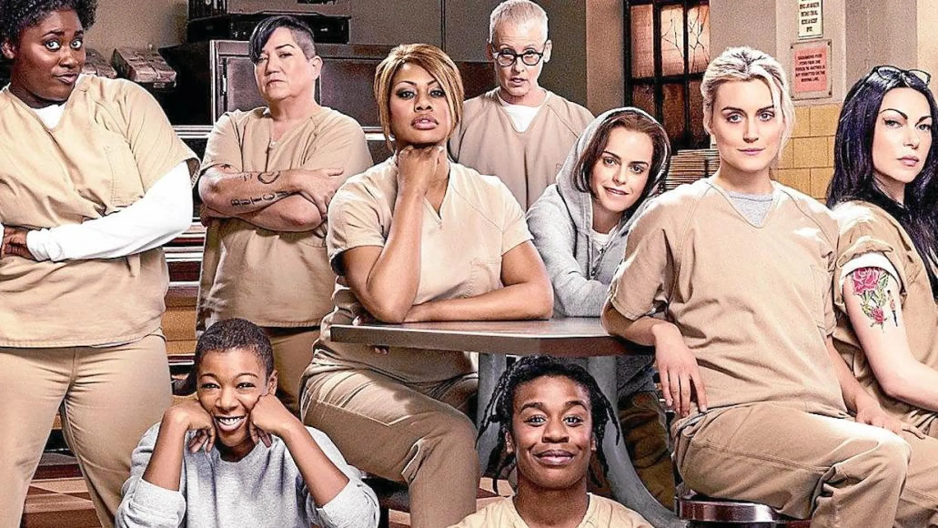 Fotograma de los protagonistas de la serie «Orange Is The New Black»