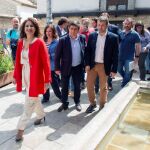 La ministra de Hacienda y candidata del PSOE por Sevilla, María Jesús Montero, hoy, en un acto de campaña en Jaén