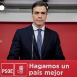 El secretario general del PSOE, Pedro Sánchez/Foto: Efe