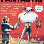 El hombre de Marte. Portada de la revista de ciencia ficción «Fantastic Stories», de septiembre de 1965