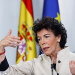 Celaá ha pedido a la Generalitat que "desarme"la retórica de confrontación y "se atienda a los hechos"