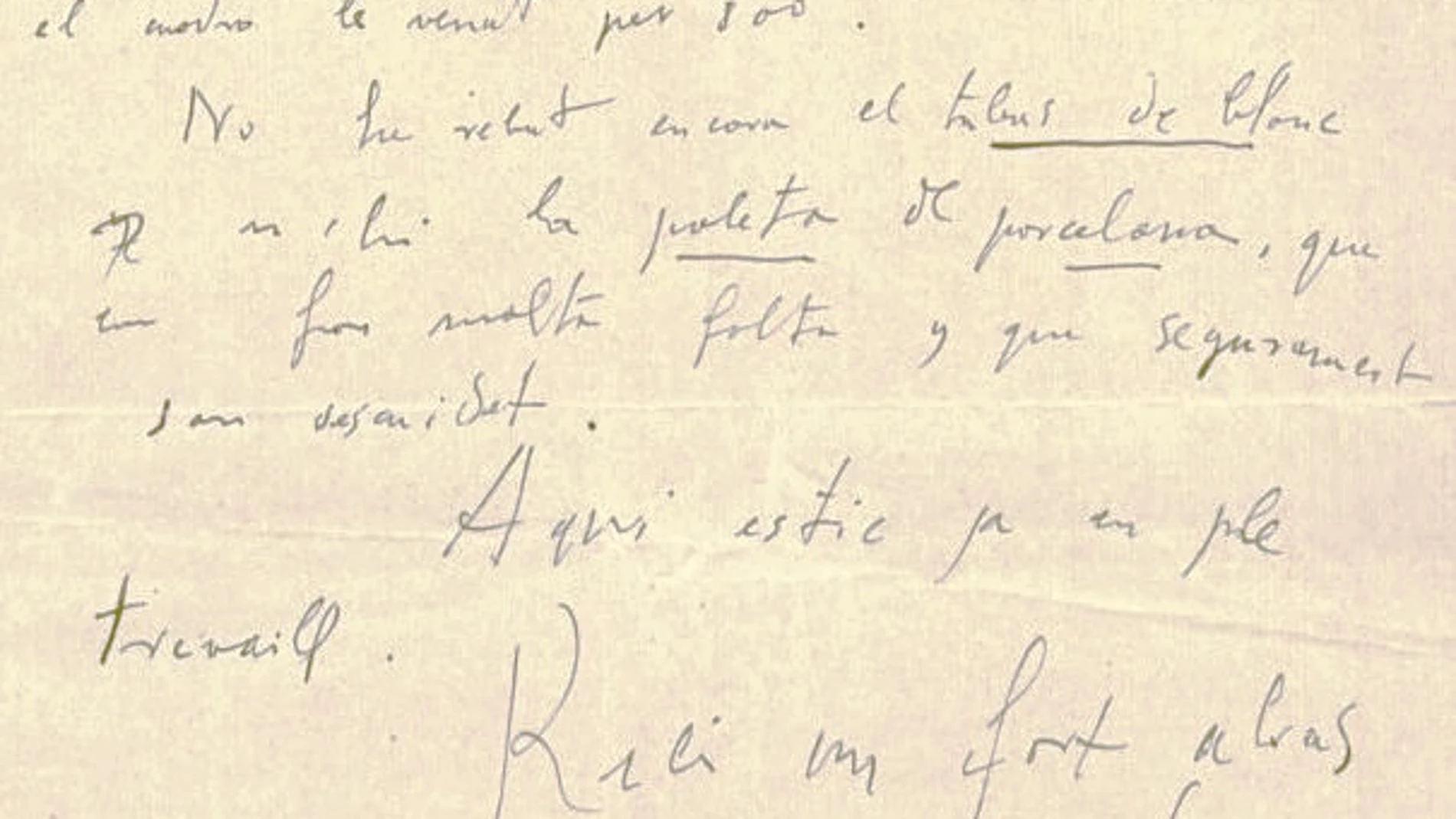 Carta de Dalí y Lorca a Dalmau