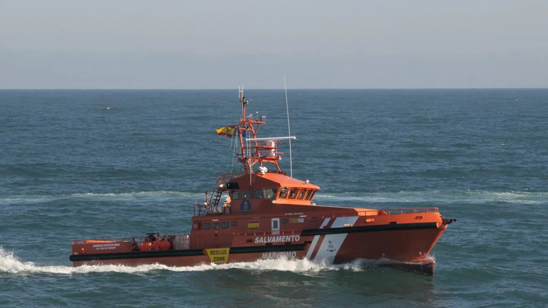 Imagen de la barca de salvamento Concepción Arenal