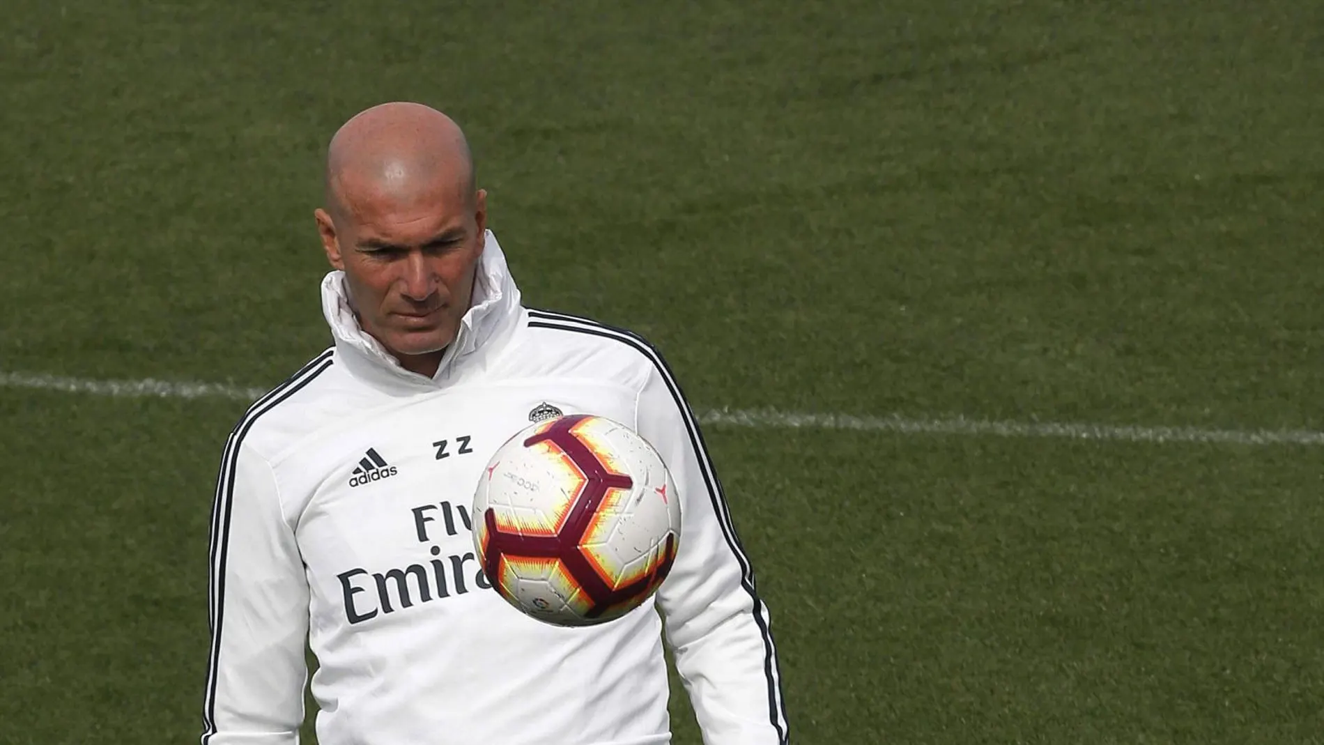 Zidane y Bale, en el entrenamiento