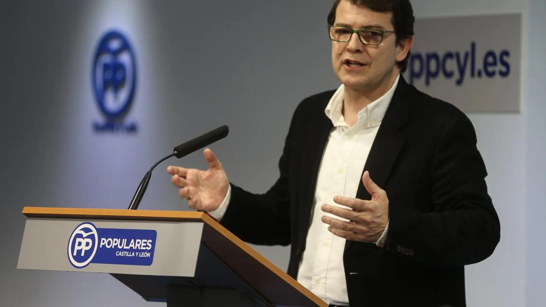 El presidente del Partido Popular de Castilla y León, Alfonso Fernández Mañueco, clausura el Comité Ejecutivo Autonómico de la formación