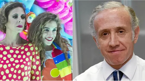 Agatha Ruiz de la Prada, Cósima Ramírez y Eduardo Inda