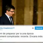  La rectificación «tuitera» de Puigdemont sobre la victoria de Trump