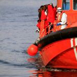 Inmigrantes rescatados en el Estrecho trasladados a Tarifa