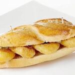 El calorímetro: Bocadillo de pan blanco y calamares
