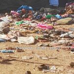 Imagen posterior a la estampida humana en el mercado de Sidi Bulaalam