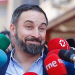 El candidato de Vox a la Presidencia del Gobierno, Santiago Abascal