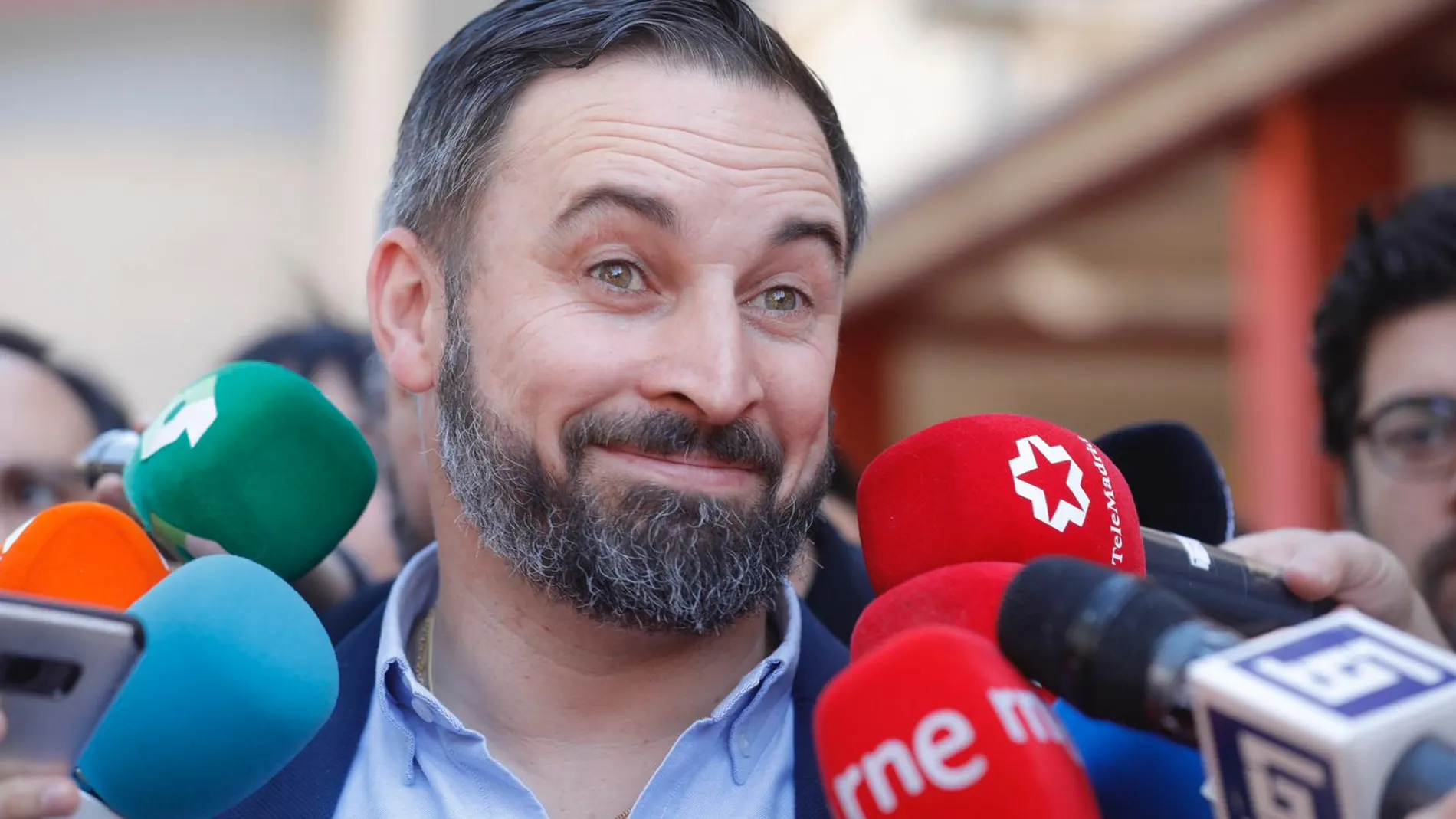 El candidato de Vox a la Presidencia del Gobierno, Santiago Abascal