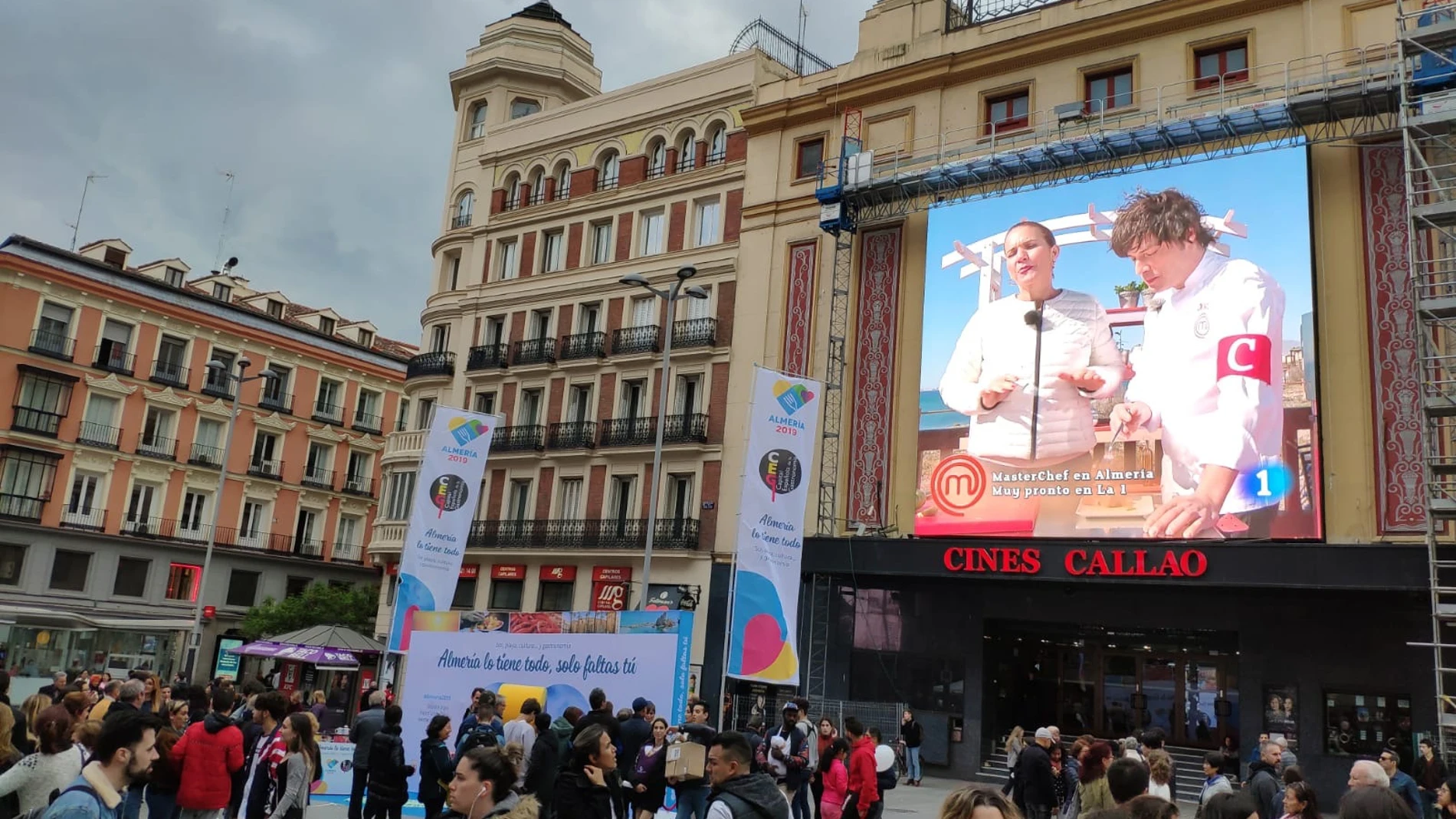 Acción promocional de “Almería 2019” en Madrid / Foto: La Razón