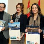 La presidenta de las Cortes de Castilla y León, Silvia Clemente, presenta el calendario conmemorativo del XXXV Aniversario del Estatuto de Autonomía